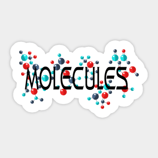 Molecules Sticker